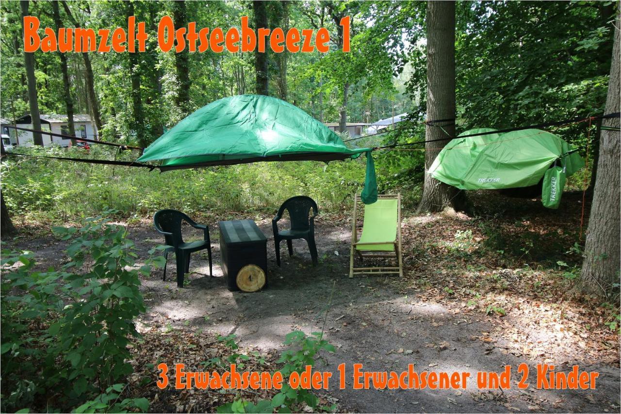 Baumzeltdorf Ostseebreeze Direkt Am Strand Dranske Exterior foto